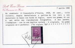 1928 - 50 cent. Parmeggiani, non ... 