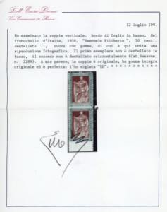 1929 - 30 cent. Emanuele ... 