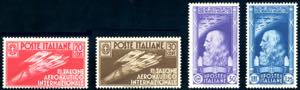 1935 - Salone aeronautico (384/387), gomma ... 