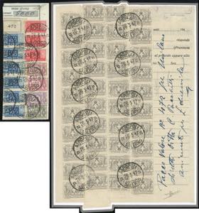 1947 - 3 lire Previdenza Postelegrafonici ... 