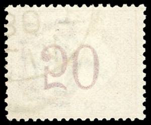 1870 - 50 cent. ocra e carminio, ... 