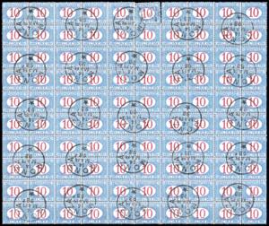 1893 - 10 lire azzurro e carminio (28), ... 