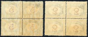 1903 - 2 e 5 lire azzurro e ... 