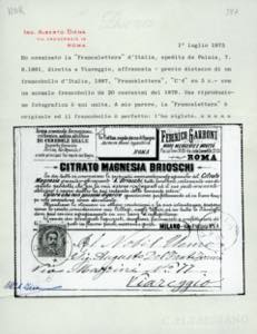 1891 - 20 cent. Umberto I, non ... 