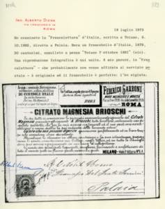 1892 - 20 cent. Umberto I, non ... 