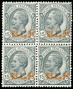 1923 - 15 cent., soprastampa BLP ... 