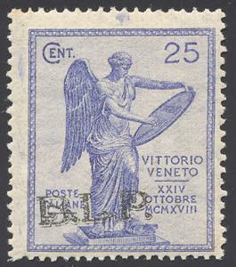 1922 - 25 cent. Vittoria, ... 
