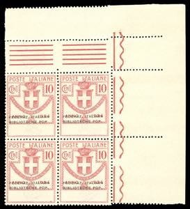 FEDERAZ.ITALIANA BIBLIOTECHE POP. 1924 - 10 ... 