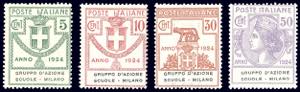 GRUPPO DAZIONE SCUOLE - MILANO 1924 - Serie ... 