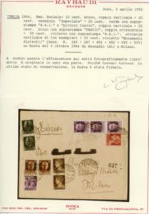 1944 - 25 cent., 30 cent., ... 