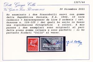 1944 - 10 lire e 2 lire ardesia, ... 