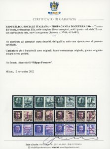 1944 - Tiratura di Firenze, ... 