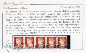 1945 - 2,50 lire su 1,75 lire ... 