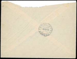 1945 - 2 lire su 25 cent. verde, ... 