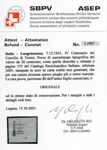 1945 - IV centenario del Concilio ... 