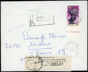 1975 - 180 lire Anno Santo (1288), bordo di ... 