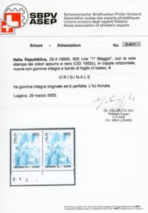 1990 - 600 lire I maggio (1933), ... 