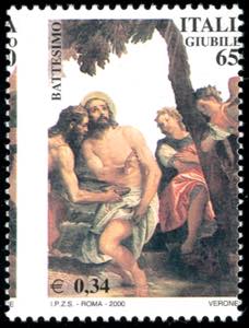 2000 - 650 lire Giubileo, dentellatura ... 