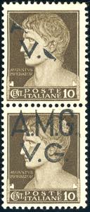 1945 - 10 cent. Imperiale (1), coppia ... 