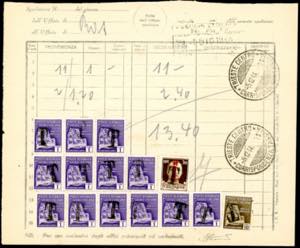 1944 - 30 cent. soprastampato fascetto, 10 ... 