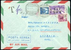 POSTA AEREA 1949/50 - Tre ... 