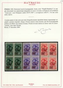 AOSTA 1945 - Fratelli Bandiera ... 