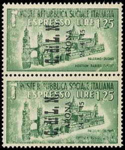ARONA 1945 - 1,25 lire espresso, ... 