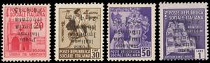 IMPERIA 1945 - 20 cent., 30 cent., 50 cent., ... 