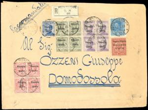 VENEZIA GIULIA 1919 - 10 cent., blocco di ... 
