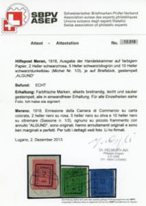 MERANO 1918 - Prima emissione ... 