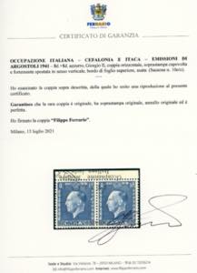 EMISSIONI DI ARGOSTOLI 1941 - 8 d. ... 