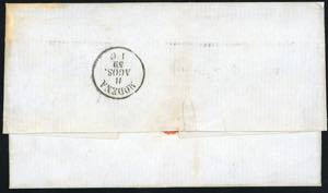 1859 - 5 cent. verde, punto dopo ... 