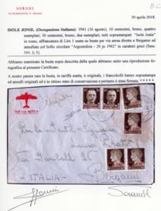 ISOLE JONIE 1942 - 10 cent, ... 