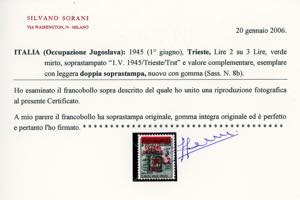 OCCUPAZIONE JUGOSLAVA TRIESTE 1945 ... 