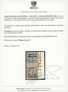 COSTANTINOPOLI 1908 - IV emissione ... 