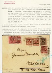 1913 - 1 cent. soprastampa ... 