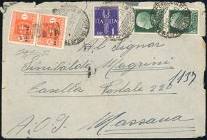 SEGNATASSE 1938 - 1 lira arancio, coppia ... 