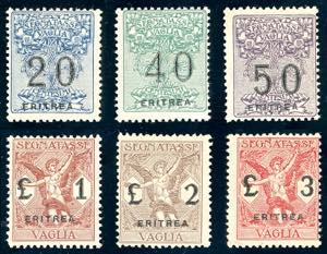 SEGNATASSE VAGLIA 1924 - Soprastampati, ... 