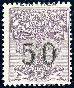 SEGNATASSE VAGLIA 1924 - 50 cent., ... 