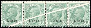 1912 - 5 cent. Leoni soprastampato (3), ... 