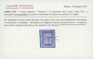 1924 - 10 cent. Pittorica, non ... 