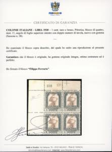 1930 - 1 cent. Pittorica, dent. 11 ... 