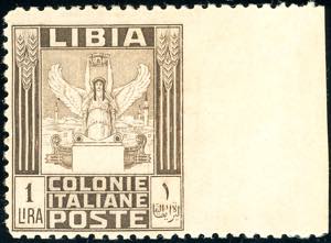 1926 - 1 lira Pittorica senza filigrana non ... 