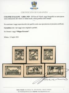 1929 - III Fiera di Tripoli ... 