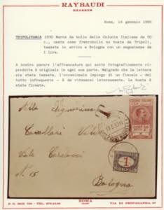 1930 - 50 cent. marca da bollo per ... 