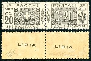 PACCHI POSTALI 1915 - 20 cent. Nodo di ... 