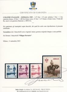 1935 - Visita del Re, serie ... 