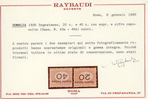 SEGNATASSE 1926 - Cifre nere, ... 