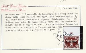 OCCUPAZIONE TEDESCA EGEO 1944 - ... 