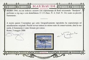 OCCUPAZIONE TEDESCA EGEO 1944 - ... 